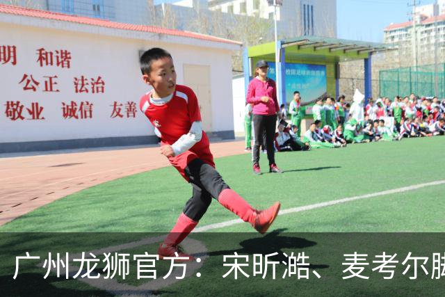 广州龙狮官方：宋昕澔、麦考尔脚踝扭伤 将缺阵对阵北京首钢