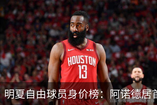 明夏自由球员身价榜：阿诺德居首，萨拉赫第3